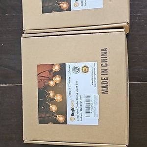 NWOT. 2 boxes of indoor/ outdoor string light sets.